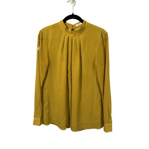 SoTeer Mustard Blouse M- Unique color!